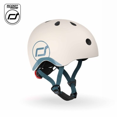 Kask dziecięcy Scoot & Ride XXS – ultralekki, bezpieczny, z lampką LED Kask dziecięcy Scoot & Ride XXS – ultralekki, bezpieczny, z lampką LED