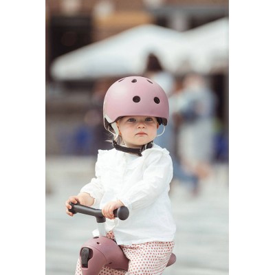 Kask dziecięcy Scoot & Ride XXS – ultralekki, bezpieczny, z lampką LED Kask dziecięcy Scoot & Ride XXS – ultralekki, bezpieczny, z lampką LED