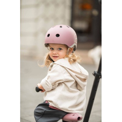 Kask dziecięcy Scoot & Ride XXS – ultralekki, bezpieczny, z lampką LED Kask dziecięcy Scoot & Ride XXS – ultralekki, bezpieczny, z lampką LED