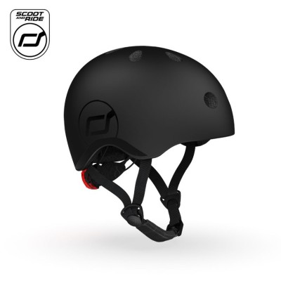 Kask dziecięcy Scoot & Ride S-M – lekki, regulowany, z lampką LED