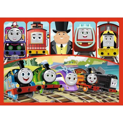 Puzzle 4w1 Tomek i Przyjaciele Odjazdowy Tomek Trefl 34619 Puzzle 4w1 Tomek i Przyjaciele Odjazdowy Tomek Trefl 34619