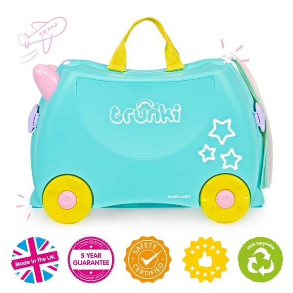 Jeżdżąca walizeczka Trunki - Jednorożec Una TRU-0287