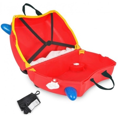 Walizka dziecięca Trunki Frank – funkcjonalny wóz strażacki na podróże i zabawę