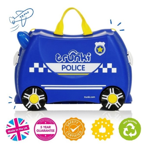 Jeżdżąca walizeczka Trunki Radiowóz Percy TRU-0323