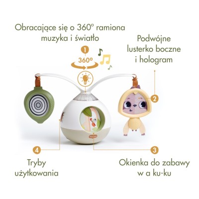 Karuzelka Czas dla Brzuszka Tiny Love Boho Chic – Rozwój, Zmysły, Zabawa 2w1
