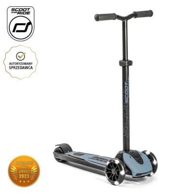 Scoot & Ride Highwaykick 5 LED – hulajnoga balansowa z kółkami LED, regulowana dla dzieci i dorosłych Scoot & Ride Highwaykick 5 LED – hulajnoga balansowa z kółkami LED, regulowana dla dzieci i dorosłych