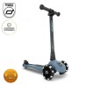 SCOOTANDRIDE Highwaykick 3 LED Hulajnoga składana ze świecącymi kółkami 3+ Steel