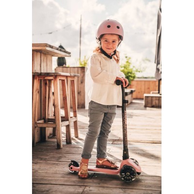 Hulajnoga Scoot & Ride Highwaykick 3 LED – balansowa, świecące koła, regulacja, bezpieczeństwo