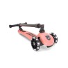 SCOOTANDRIDE Highwaykick 3 LED Hulajnoga składana ze świecącymi kółkami 3+ Peach