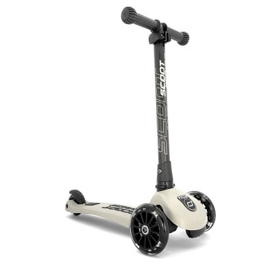 Hulajnoga Scoot & Ride Highwaykick 3 LED – balansowa, świecące koła, regulacja, bezpieczeństwo, kolor Steel
