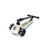 SCOOTANDRIDE Highwaykick 3 LED Hulajnoga składana ze świecącymi kółkami 3+ Ash