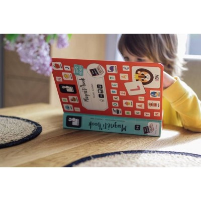 Magnetyczna układanka Magnetibook – Polski Alfabet, nauka liter, zabawa z magnesami, JANOD J02593 Magnetyczna układanka Magnetibook – Polski Alfabet, nauka liter, zabawa z magnesami, JANOD J02593