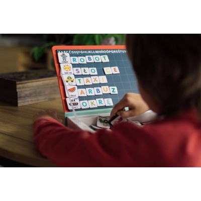 Magnetyczna układanka Magnetibook – Polski Alfabet, nauka liter, zabawa z magnesami, JANOD J02593 Magnetyczna układanka Magnetibook – Polski Alfabet, nauka liter, zabawa z magnesami, JANOD J02593