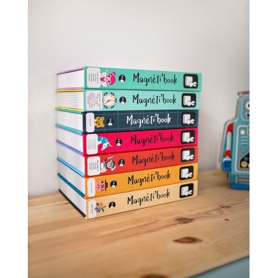 Magnetyczna układanka Magnetibook – Przebrania Dziewczynki, kreatywna zabawa, JANOD J02718