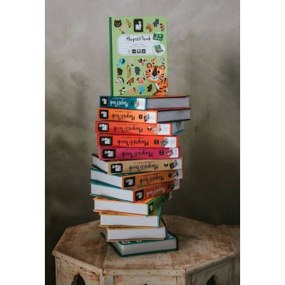 Magnetyczna układanka Magnetibook – Przebrania Dziewczynki, kreatywna zabawa, JANOD J02718