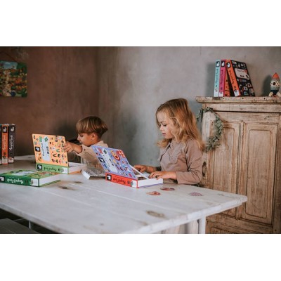 Magnetyczna układanka Magnetibook – Przebrania Dziewczynki, kreatywna zabawa, JANOD J02718