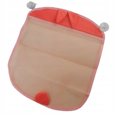 Organizer kąpielowy dla dzieci – króliczek ciemnoróżowy 35x39 cm | Porządek i suchość zabawek