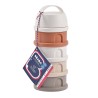 Zestaw pojemników na mleko w proszku – 4-komorowy, kompaktowy, szczelny i wielofunkcyjny, BEABA cotton white/terracotta