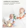 Szumiś Miś 5w1 — szumiący miś z lampką nocną, czujnik snu, biały szum