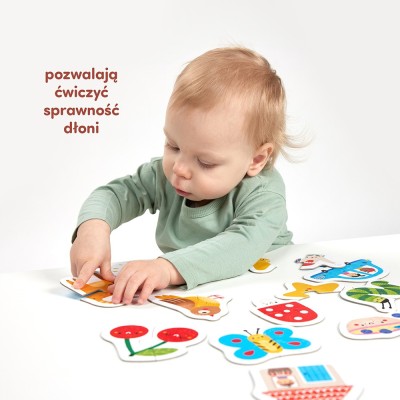 Puzzle CzuCzu Do pary – pierwsze puzzle dla malucha | 19 układanek edukacyjnych