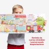Puzzle edukacyjne CzuCzu Tak działa Straż pożarna – nauka przez zabawę z plakatem i 32 dodatkami
