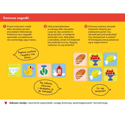 CzuCzu Puzzle Co robimy W domu – edukacyjne puzzle z obrazkami i poradnikiem