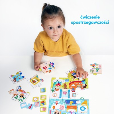 CzuCzu Puzzle Co robimy W domu – edukacyjne puzzle z obrazkami i poradnikiem