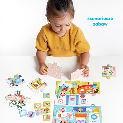 CzuCzu Puzzle Co robimy W domu – edukacyjne puzzle z obrazkami i poradnikiem