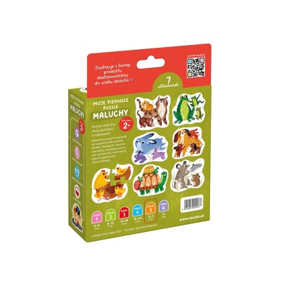 CzuCzu Moje pierwsze puzzle Maluchy – pierwsze puzzle dla dzieci 2+