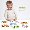 CzuCzu Moje pierwsze puzzle Maluchy – puzzle 4-elementowe dla dzieci z ilustracjami zwierząt