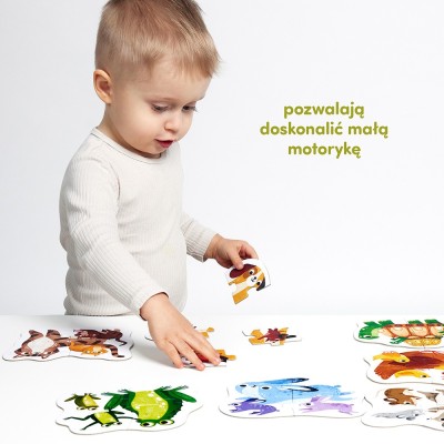 CzuCzu Moje pierwsze puzzle Maluchy – pierwsze puzzle dla dzieci 2+