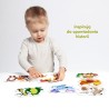 CzuCzu Moje pierwsze puzzle Maluchy – puzzle 4-elementowe dla dzieci z ilustracjami zwierząt