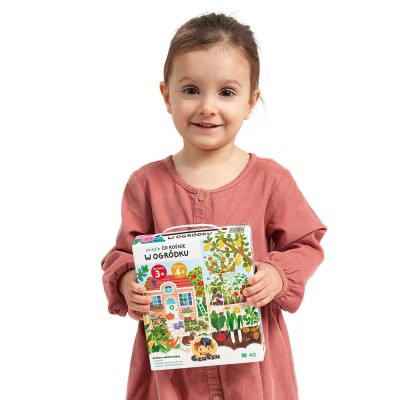 CzuCzu Puzzle Co rośnie w ogródku – puzzle edukacyjne z plakatem i dodatkami