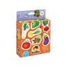 CzuCzu Puzzle do pary Owoce i warzywa – edukacyjne puzzle dla maluchów 18m+