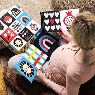 CzuCzu Duży starter malucha – zestaw edukacyjny z kontrastowymi ilustracjami