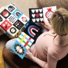 CzuCzu Duży starter malucha – kontrastowe książeczki i mobil edukacyjny od 0m+ 3m+ 6m+