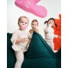 LUU Kids Smoczek pozycjonujący Pink A Boo 3-6m | wspiera rozwój jamy ustnej, silikon medyczny, bez BPA