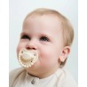 LUU Kids Smoczek pozycjonujący American Cream 0-3m | wspiera rozwój jamy ustnej, silikon medyczny, bez BPA