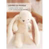 Szumiś Królik 5w1 — szumiący królik z lampką nocną, czujnik snu, biały szum