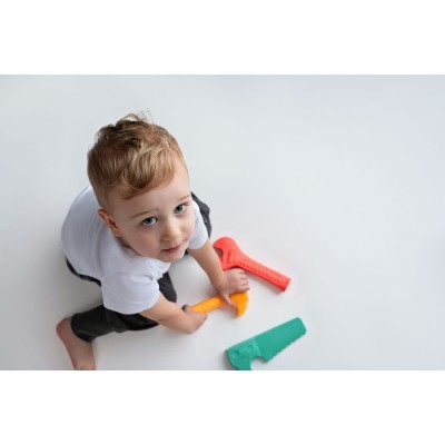 Miękkie narzędzia sensoryczne 10m+ – piła, młotek, klucz | Mom’s Care