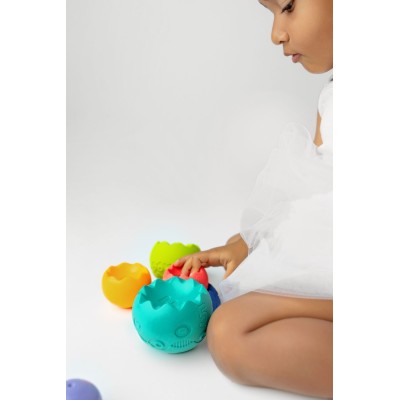 Duża piramida sensoryczna Mom's Care – bezpieczna zabawka do nauki i zabawy Duża piramida sensoryczna Mom's Care – bezpieczna zabawka do nauki i zabawy