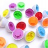 Sorter jajka montessori – edukacyjna układanka z kształtami  nauka przez zabawę dla malucha