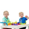 Squigz Fat Brain Toys – Klocki Przyssawki do zabawy w wannie, na oknie i podłodze