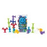 Squigz Fat Brain Toys – Klocki Przyssawki do zabawy w wannie, na oknie i podłodze