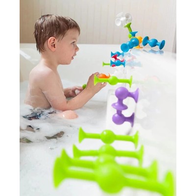 Squigz Fat Brain Toys – silikonowe klocki przyssawki dla dzieci
