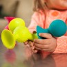 Bobo Przyssawki PipSquigz Fat Brain Toys – silikonowe gryzaki i zabawki sensoryczne do wózka, kąpieli i podróży