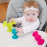 Bobo Przyssawki PipSquigz Fat Brain Toys – silikonowe gryzaki i zabawki sensoryczne do wózka, kąpieli i podróży