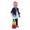 Zakręcona Wieża SpinAgain Fat Brain Toys – wirująca piramida edukacyjna dla dzieci, kolory i motoryka