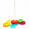 Zakręcona Wieża SpinAgain Fat Brain Toys – wirująca piramida edukacyjna dla dzieci, kolory i motoryka