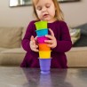 Kubki Przyssawki Suction Kupz Fat Brain Toys – silikonowe kubeczki sensoryczne do kąpieli, kuchni i zabawy